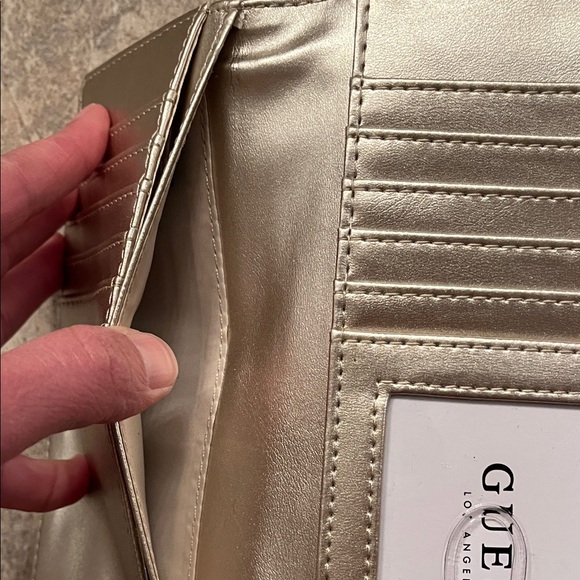 GUESS Light Pink Patterned Wallet - Picture 4 of 8